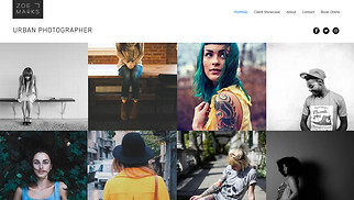 Photography website templates - Photographer