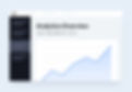 The Analytics home screen in the dashboard of an eCommerce website built on the Wix platform.