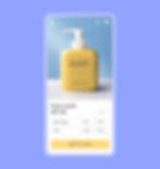 The mobile product page for face wash sold on an eCommerce website built on the Wix platform