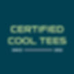 Certified Cool Tees, T-Shirt Shop Logo.